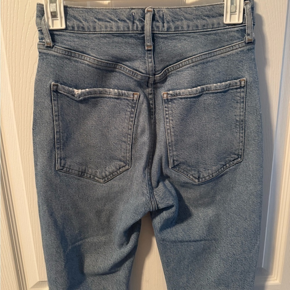 Agolde Riley Button Fly Blue Jeans Size 25 - Picture 5 of 7